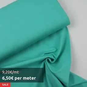 7 Mts Roll - Brushed Fleece Organic Cotton (Turquoise) - OFFER: 6,50€/Meter