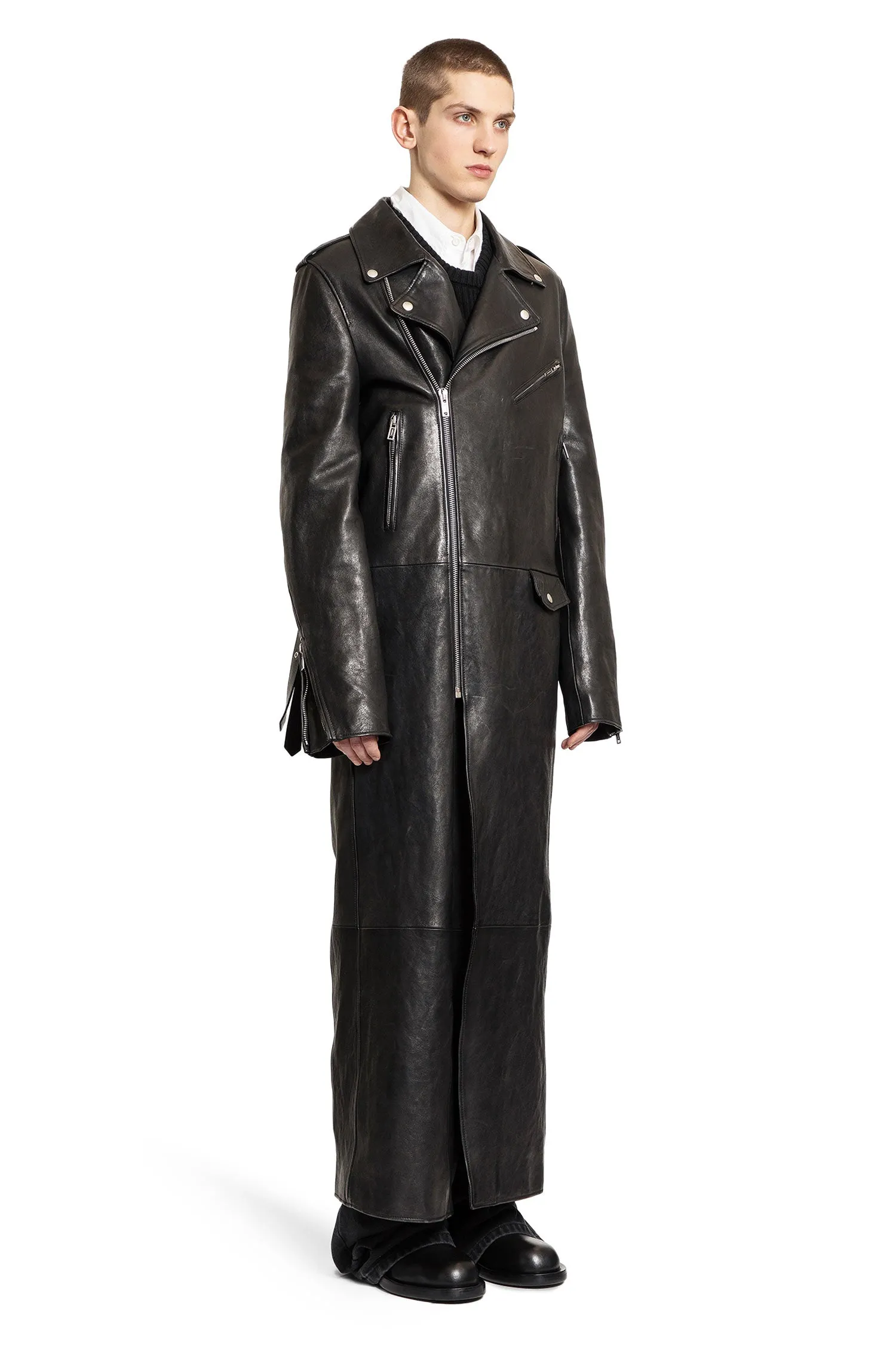 ANN DEMEULEMEESTER MAN BLACK COATS