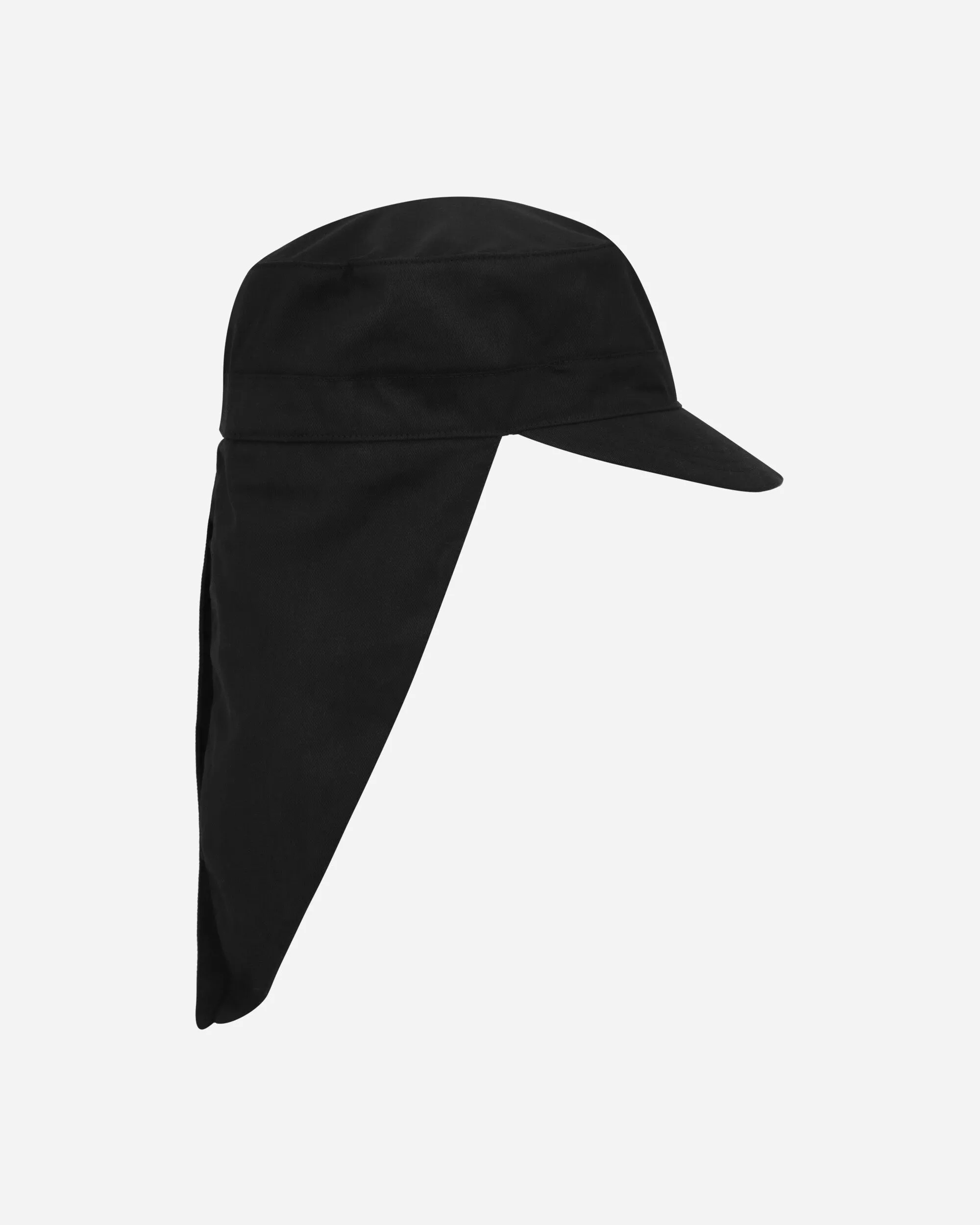 Bandana Back Pillbox Hat Black