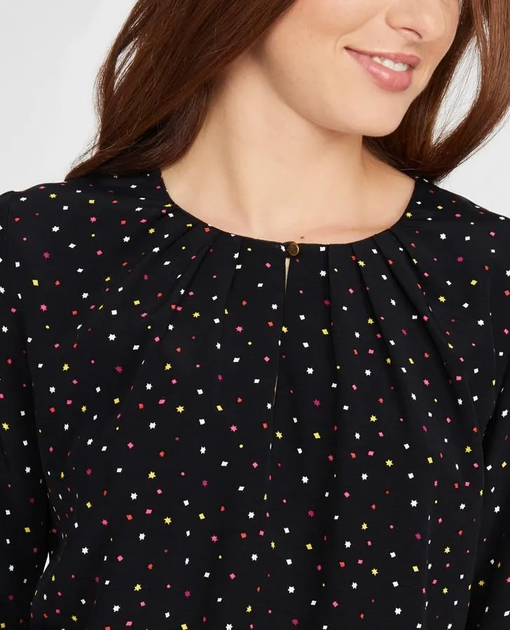 Black Stars and Diamonds Blouse