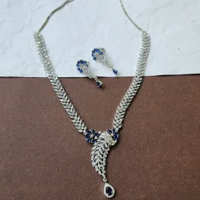 Blue Zirconia Neckset