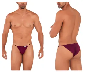 CandyMan 99710 Holes in One Bikini Burgundy