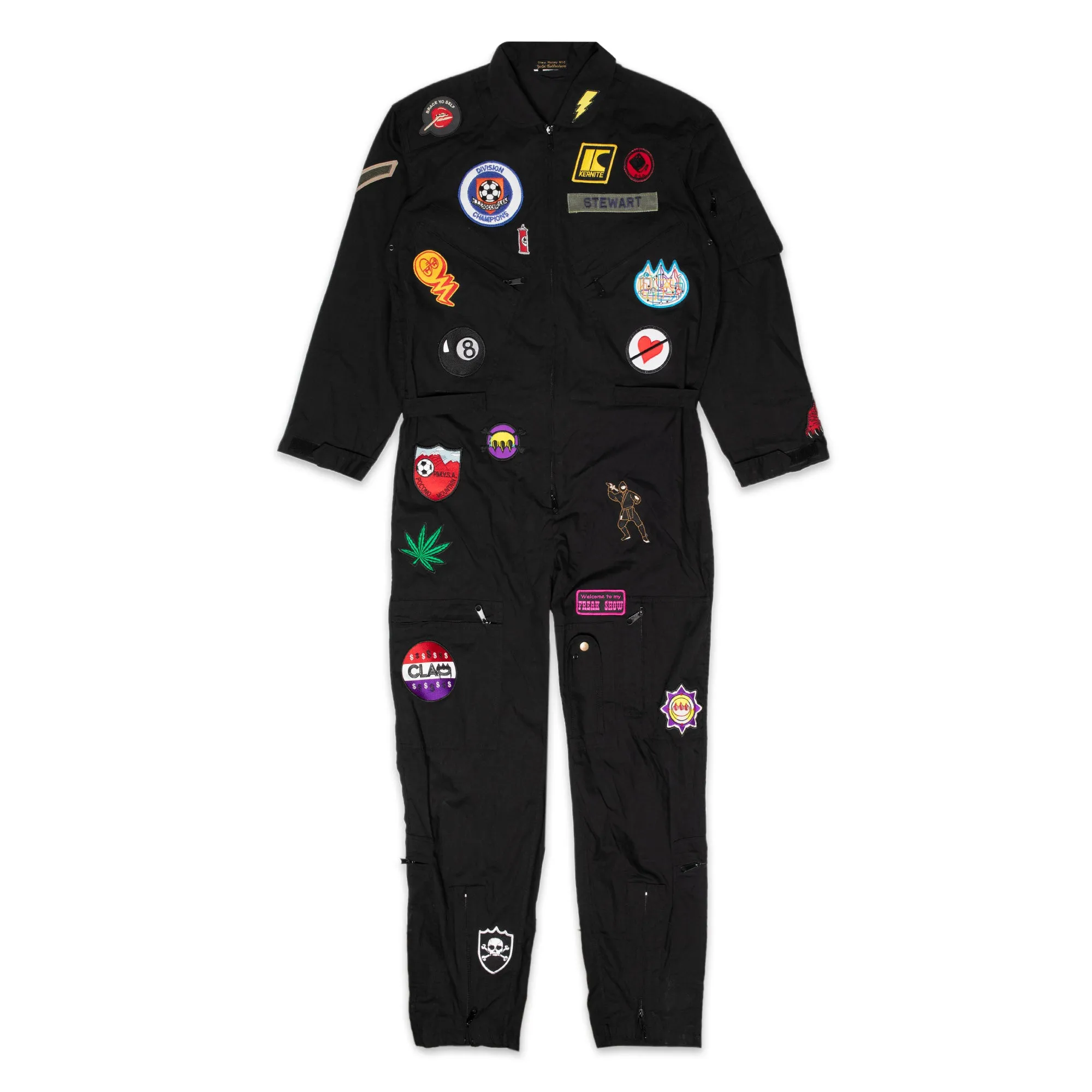 Claw$ Black Patch Jumpsuit