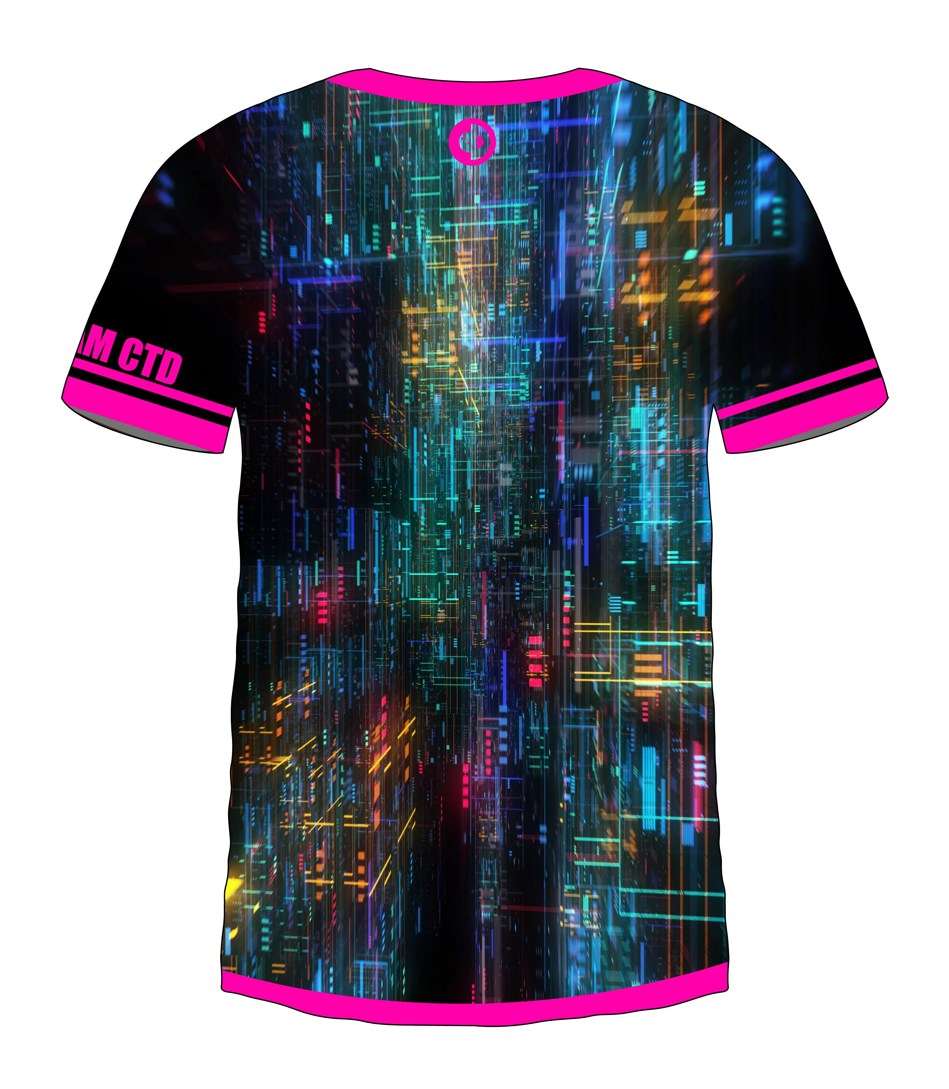 Digital Map Pink Jersey