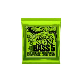 Ernie Ball 2836 Regular Slinky Nickel Wound Electric Bass Guitar Strings - .045-.130