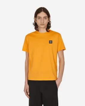 Garment Dyed Logo T-Shirt Orange