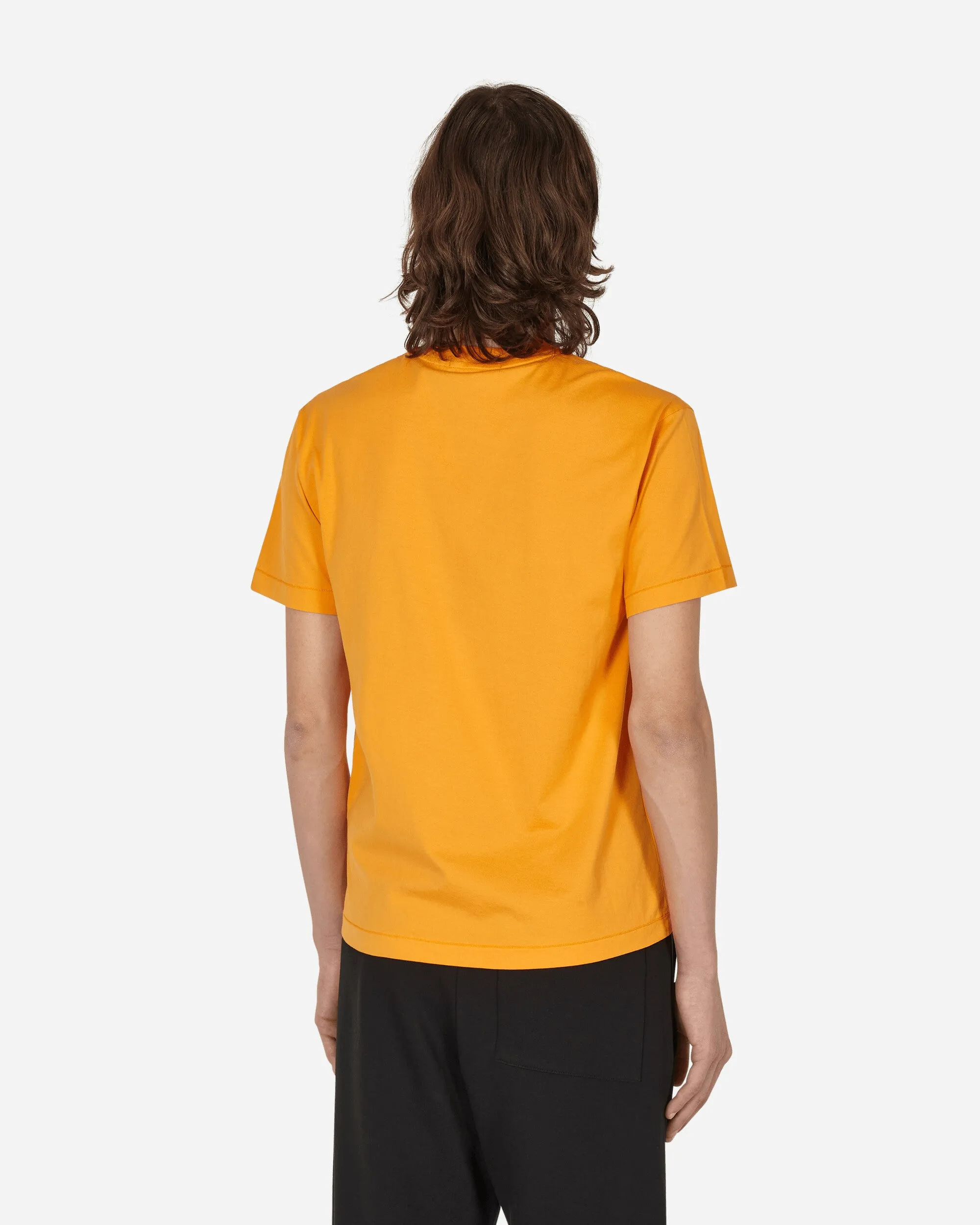 Garment Dyed Logo T-Shirt Orange