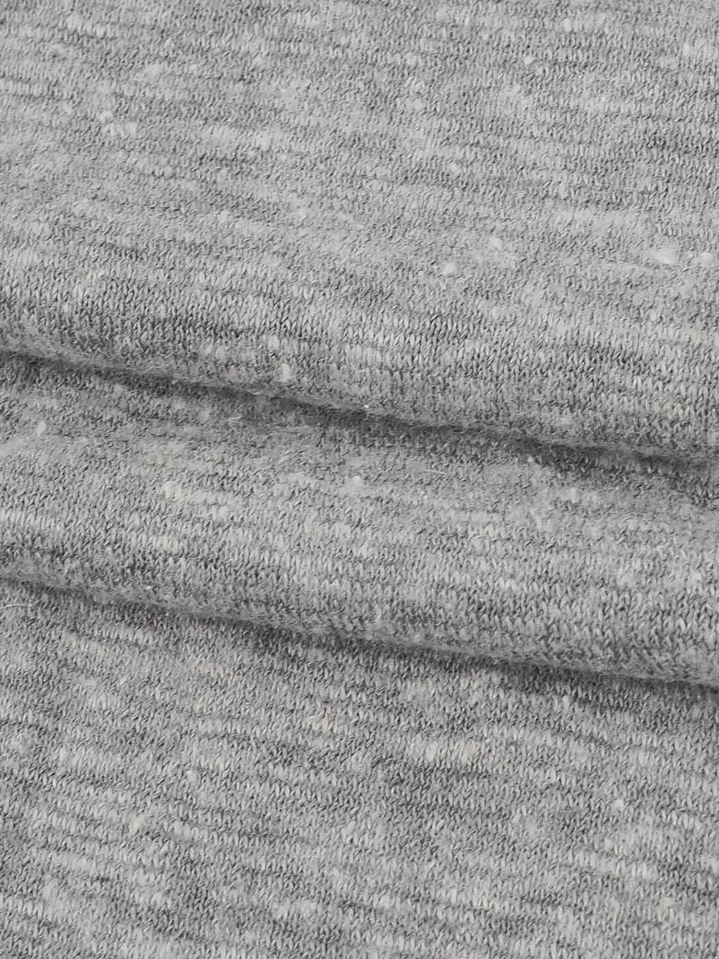 Hemp , Recycle Poly  & Tencel Light Weight Jersey Fabric ( KJ21C828 )