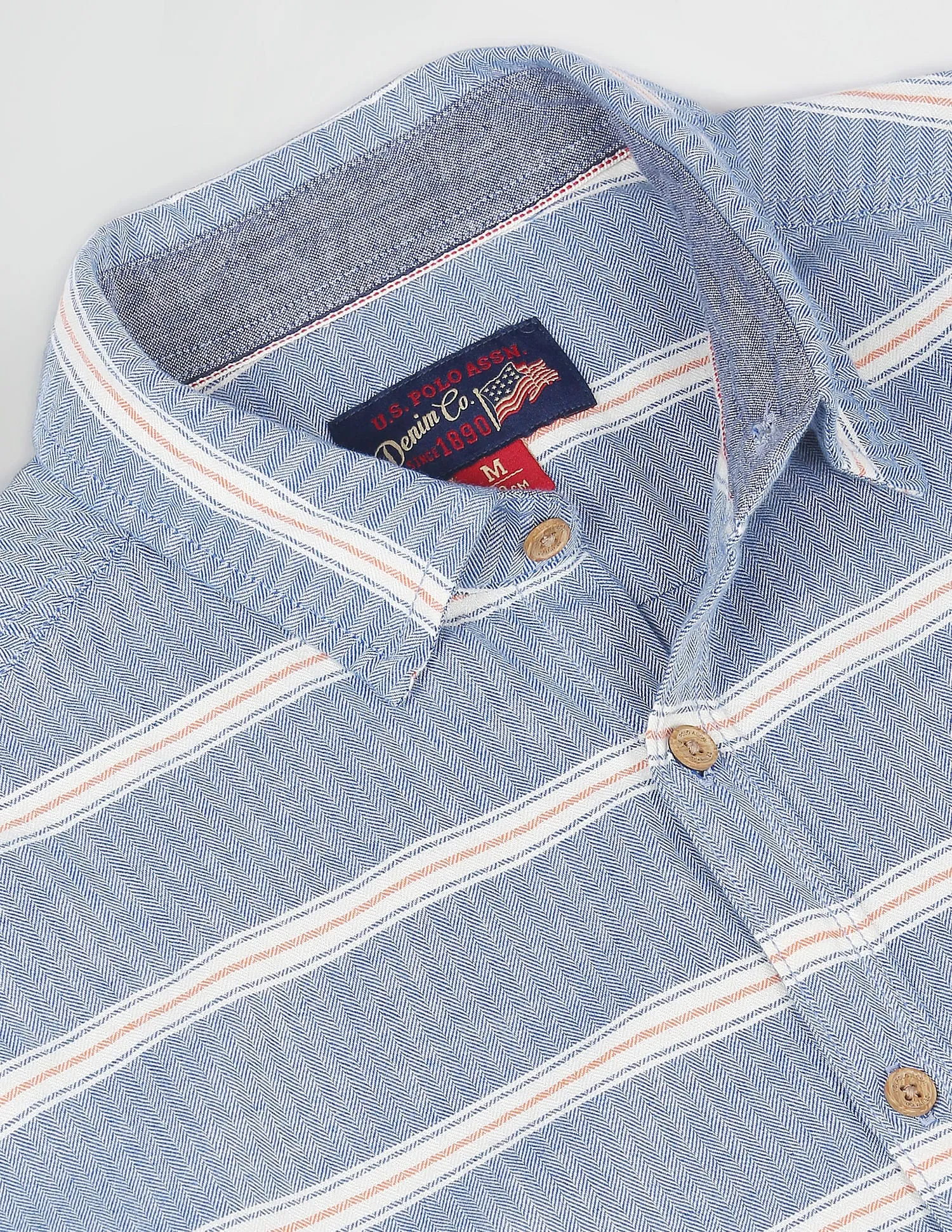 Herringbone Stripe Casual Shirt