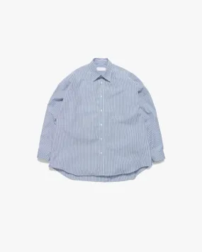 High Count Broad L/S Oversized Regular Collar Shirt