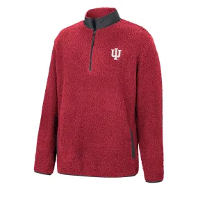 Indiana Hoosiers 1/4 Zip Sherpa Jacket