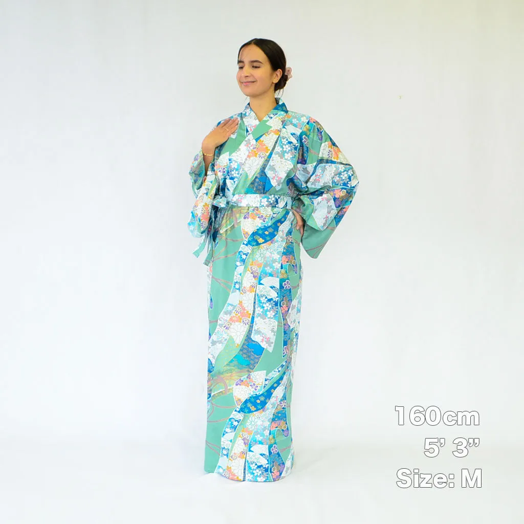 Japanese Kimono Women's Cotton Ribbon