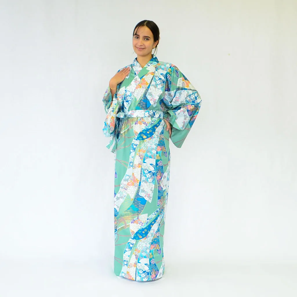 Japanese Kimono Women's Cotton Ribbon