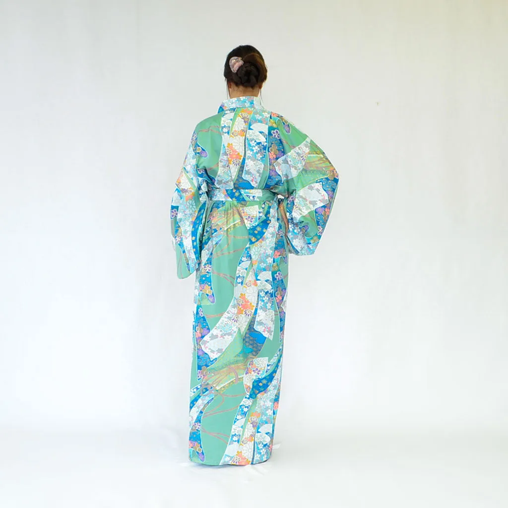 Japanese Kimono Women's Cotton Ribbon