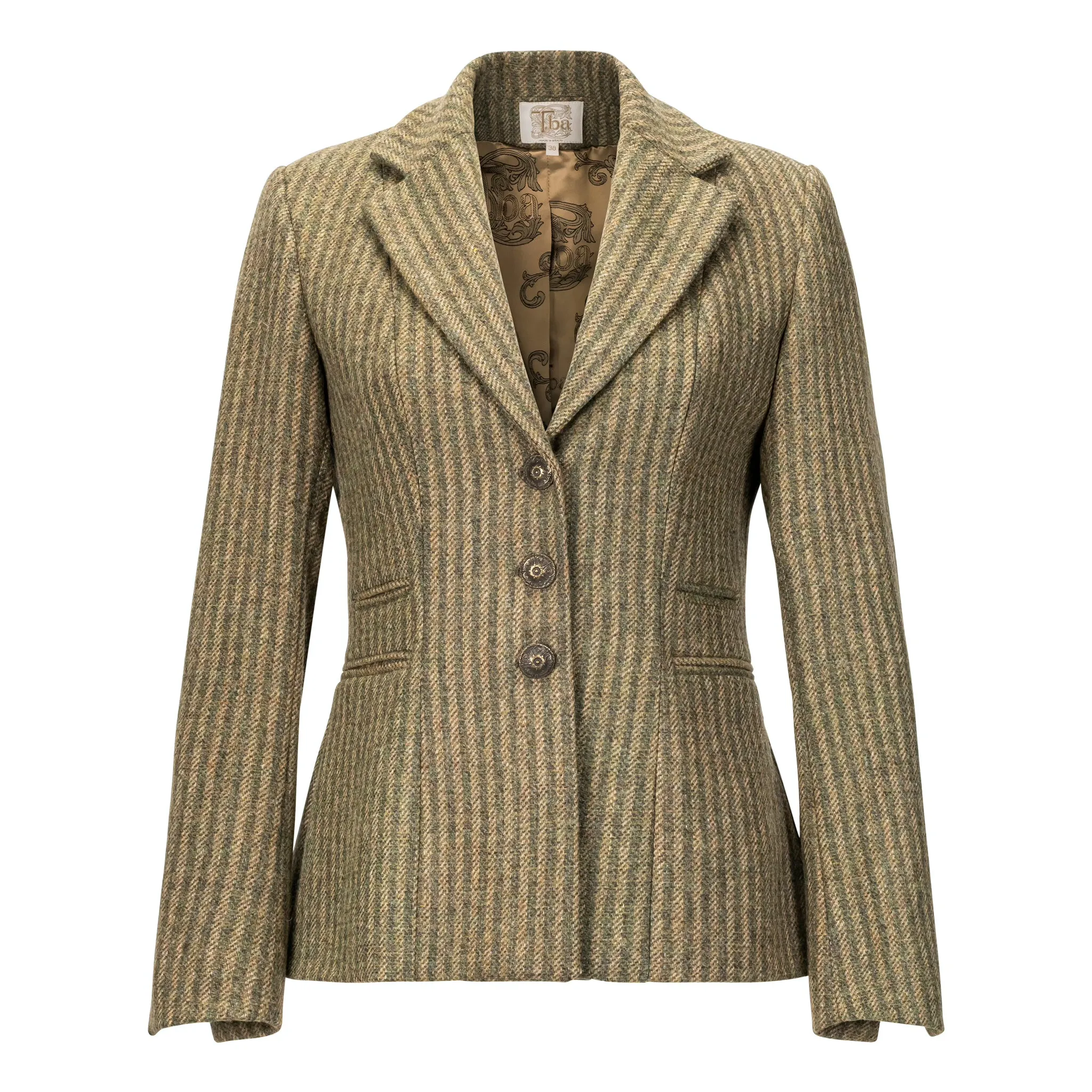 Mariane Jacket - Forest Striped Tweed