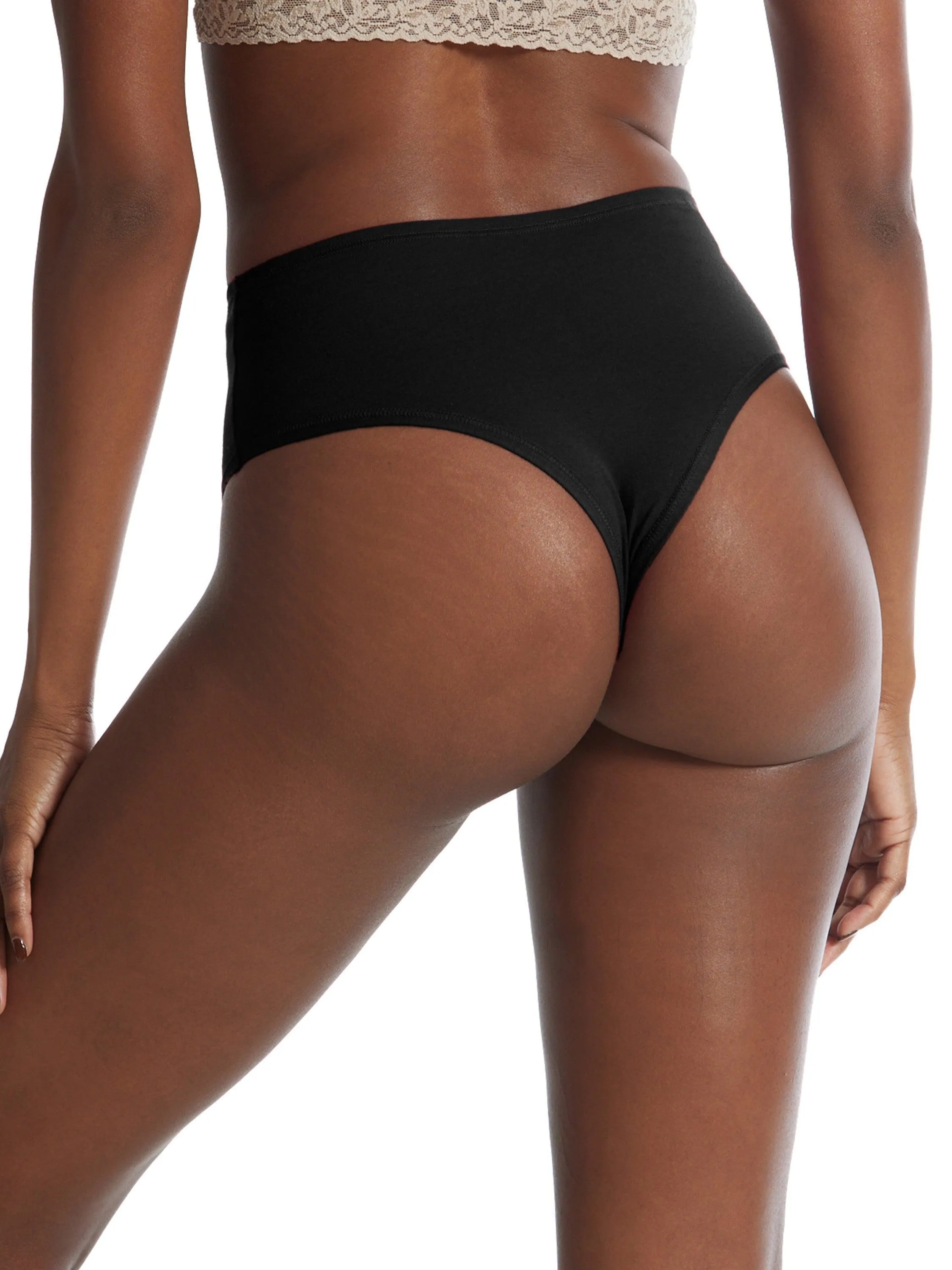 PlayStretch™ High Rise Thong Black