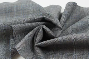 Premium Wool Blend Checks - Stretch - BRENTA