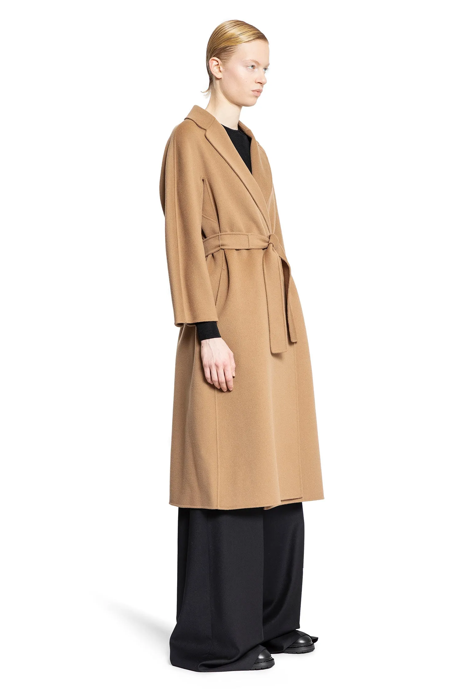 S MAX MARA WOMAN BEIGE COATS