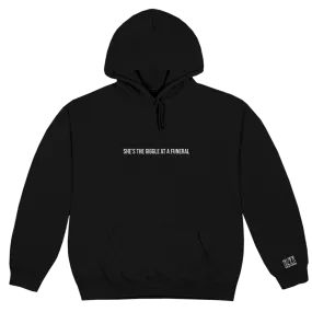 She's The Giggle At A Funeral Black Hoodie