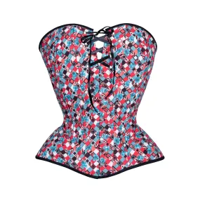 Tic Tac Violets, Overbust Corset, Hourglass Silhouette, Regular