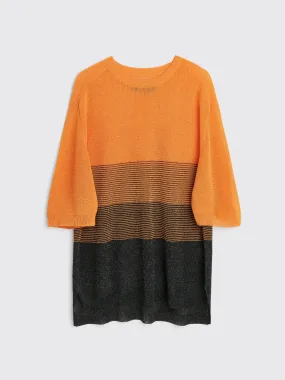 TRS BIEN everywear Gradient Sports Knit Orange / Black